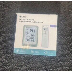 Unni Indoor Outdoor Thermometer Hygrometer